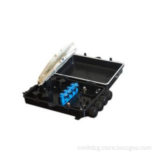 IP68 pipeline wall mount fiber splice enclosure 2 in and 2